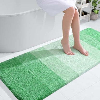 OLANLY Bathroom Runner Rug 54x24, Extra Soft Absorbent Microfiber Bath Rugs