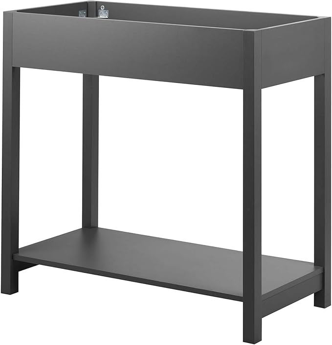 Modway Altura 36" Bathroom Vanity Cabinet (Sink Basin Not Included), 36 Inch, Gray