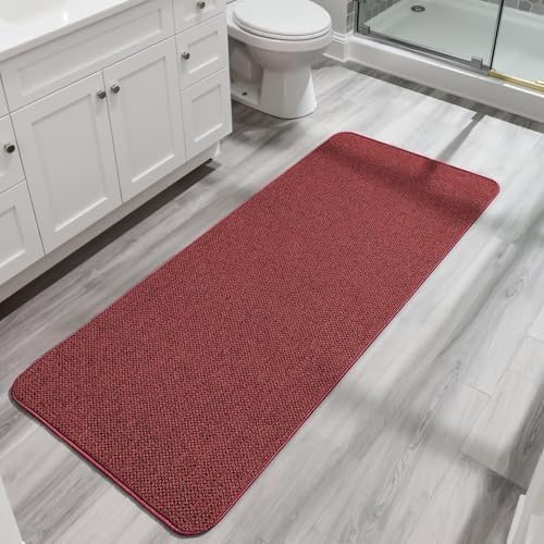 Bosap Bath Mat,Ultra Thin Bathroom Runner Rugs,Large Bath Mats for Bathroom