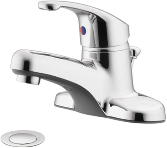 CA47711L Flagstone Single-Handle Bathroom Faucet with 50/50 Pop-Up Drain, Chrome