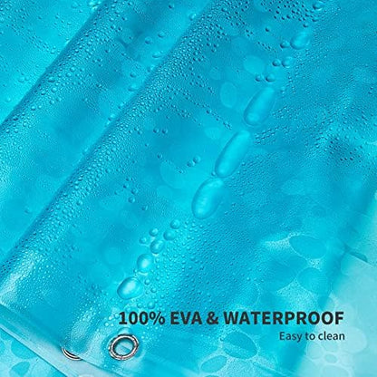 Bostofy Waterproof and Plastic Shower Curtain Liner 8G EVA Thick Shower Curtain 72" Width x 78" Lenght,Fits Any Bathroom,Durable and Easy to Clean
