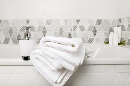 ZUPERIA White Bath Towels Bulk 12 Pack (22 x 44 Inches) - 100% Cotton Economy Light Weight Towels for Commercial Use - Quick Dry, Ultra-Soft, and Absorbent Bulk Towels