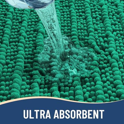 Arotive Bathroom Rugs Mat 36x24, Soft Absorbent Chenille Shaggy Bath Mat