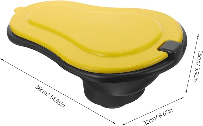 FRCOLOR Construction Site Squatting Toilet Portable Camping Travel Heavy Duty Easy to Clean