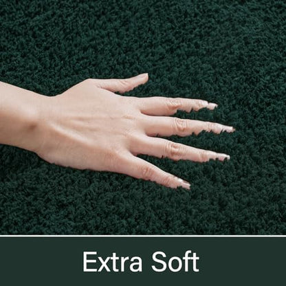 LOCHAS Bathroom Rug Runner 24x70 Inch, Bath Rugs Non Slip, Hunter Green