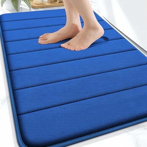 OLANLY Memory Foam Bath Mat 30x20, Super Soft and Absorbent Bathroom Rugs