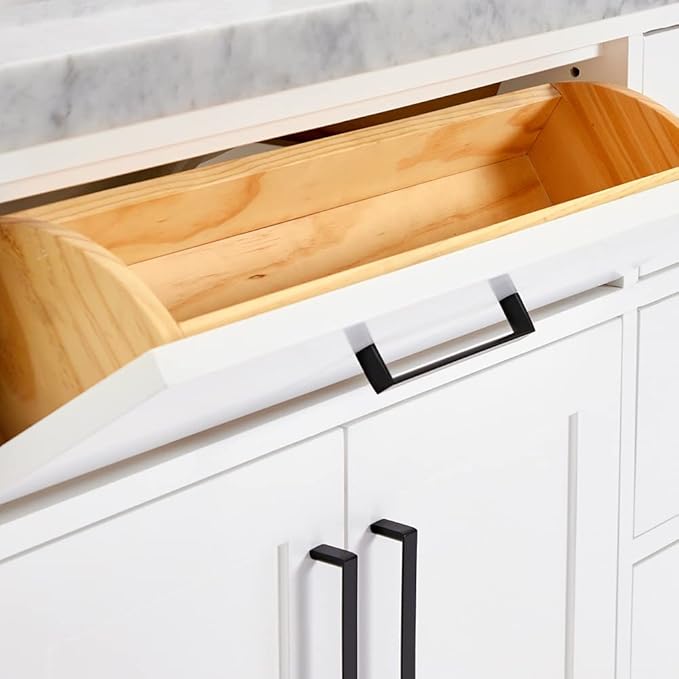ARIEL Hepburn 72-inch Bathroom Vanity with Sink,Solid Wood, 1.5-inch Italian Carrara Marble Countertop & Backsplash, Double Oval Porcelain Sink, 4 Soft Closing Doors, 6 Dovetail Drawers, White