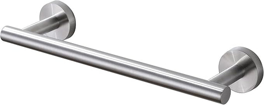 SEIDO Hand Towel Holder with 6.7" Usable Length, 304 Stainless Steel Towel Bar for Bathroom Wall, One-Piece Towel Racks for Bathroom Without Assembly, 9 Inch, Brushed Nickel