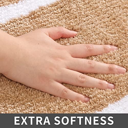 COSY HOMEER Non-Slip Bath Mat Extra Thick Absorbent Plush Washable