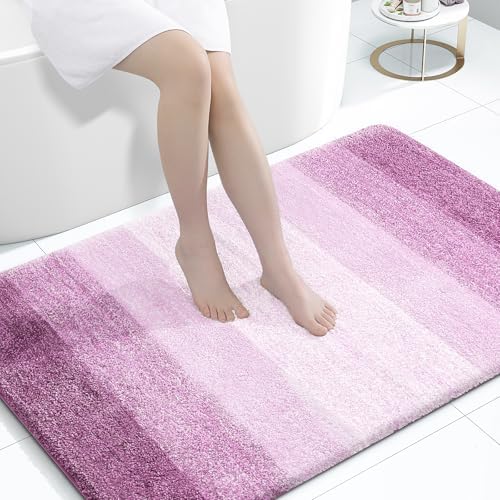 OLANLY Large Bathroom Rugs 44x32, Extra Soft Absorbent Microfiber Bath Rugs