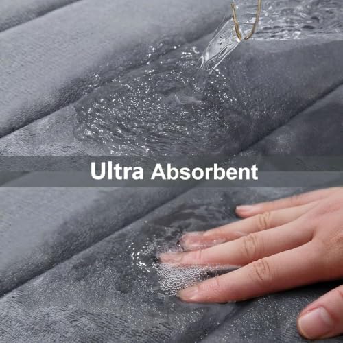 Buganda Memory Foam Bath Mat 31.5 x 20, Ultra Soft Absorbent Bathroom Rugs
