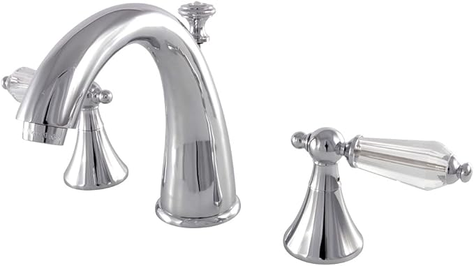 Aqua Eden KS2971WLL 8 in. Widespread Bathroom Faucet, Polished Chrome