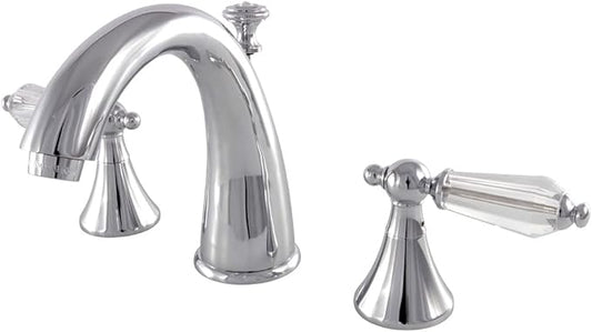 Aqua Eden KS2971WLL 8 in. Widespread Bathroom Faucet, Polished Chrome