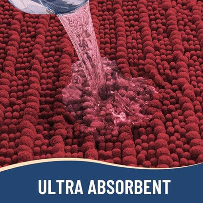 Arotive Bathroom Rugs Mat 24x16, Soft Absorbent Chenille Shaggy Bath Mat