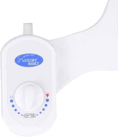 Bidet Attachment for Toilet, Dual Nozzle Non-Electric Bidet Sprayer with Adjustable Water Pressure, Self Cleaning Nozzles for Feminine and Rear Wash, Easy Installation for Home Bathroom
