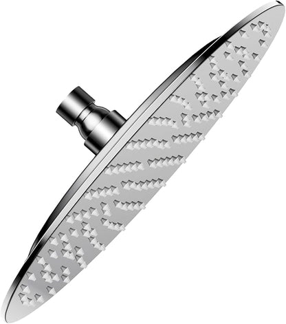 VBFF-Shower Head,rain shower head, 10 inch- Round Shower Head, 1.8 GPM Flow Rate, rainfall showerhead,VBFF12 (Chrome)