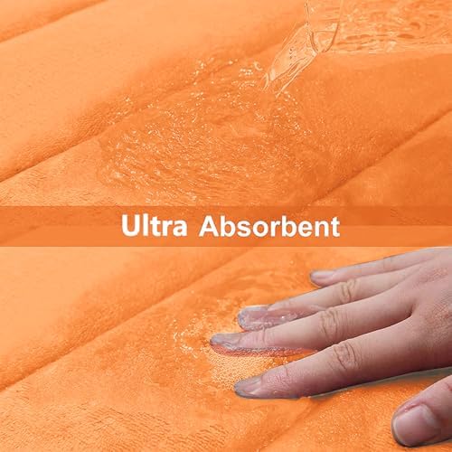 Buganda Memory Foam Bath Mat 47 x 24, Ultra Soft Absorbent Bathroom Rugs
