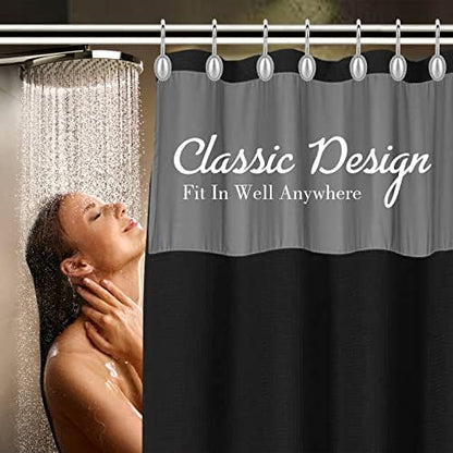 Chrome Shower Curtain Hooks, Anti-Rust Zinc Alloy Bathroom Rings
