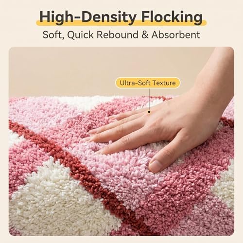 GIB Bathroom Runner Rug 47"x16", Soft Absorbent Long Bath Mat for Bathroom