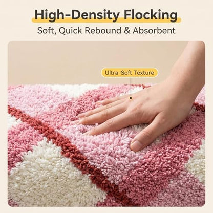 GIB Bathroom Runner Rug 47"x16", Soft Absorbent Long Bath Mat for Bathroom