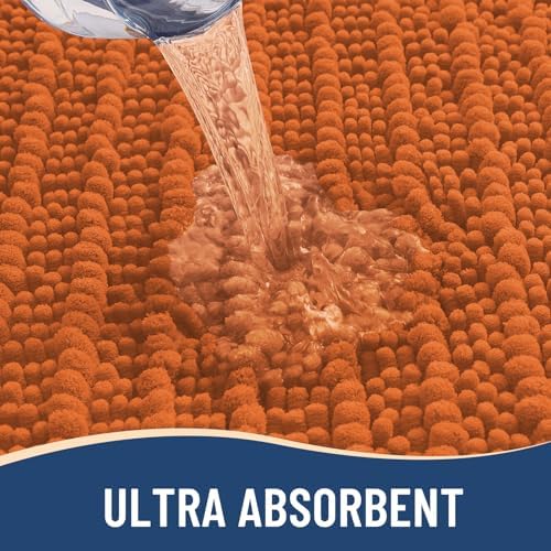 Arotive Bathroom Rugs Mat 34x21, Soft Absorbent Chenille Shaggy Bath Mat