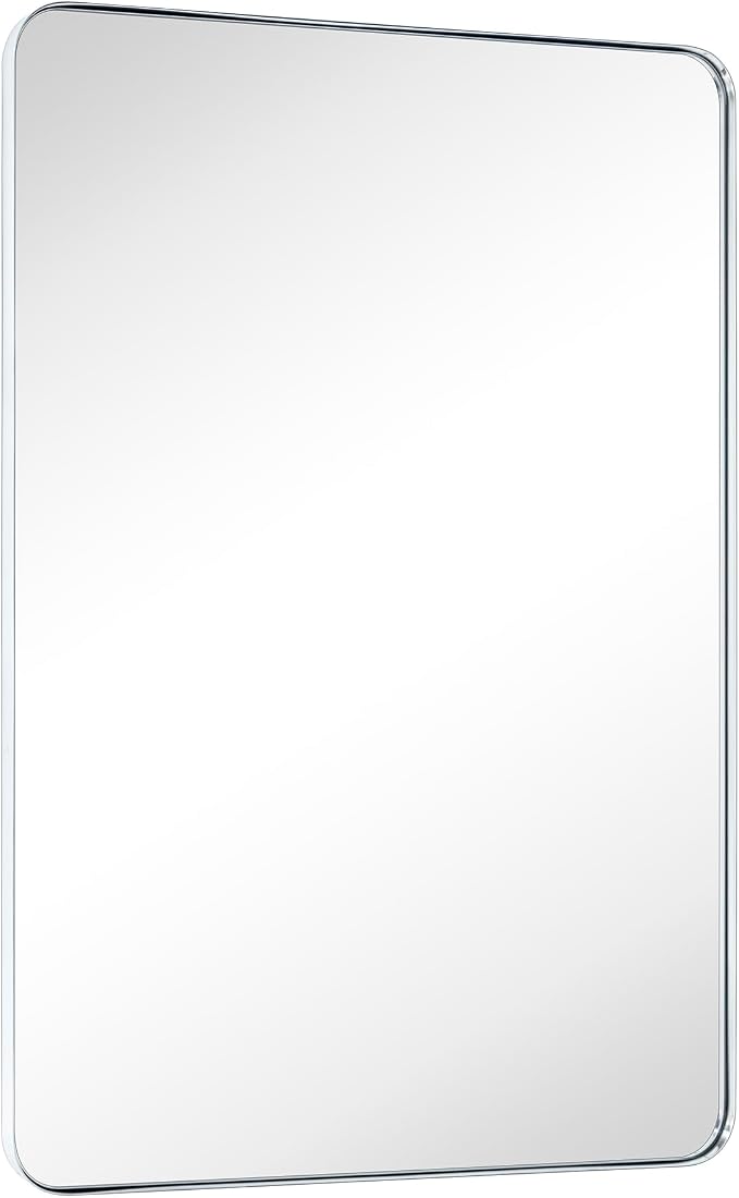 GRACTO 30x48'' Chrome Bathroom Rectangle Mirror