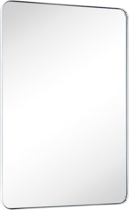 GRACTO 30x48'' Chrome Bathroom Rectangle Mirror