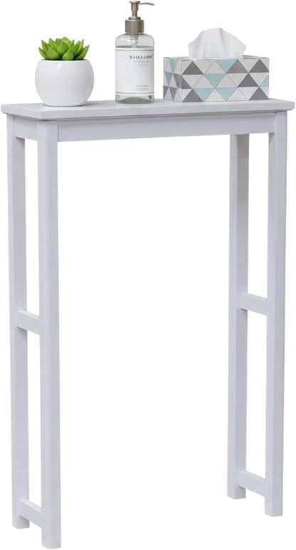 Dorset Over-the-Toilet Storage Shelf – 27" W x 37" H Space Saver Rack with Single Open Shelf for Towels & Toiletries – Minimalist Modern Design & Easy Assembly Bathroom Organizer by Alaterre Furniture