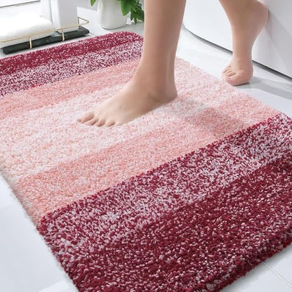 OLANLY Bathroom Rugs Mat 34x21, Extra Soft Absorbent Microfiber Bath Rugs