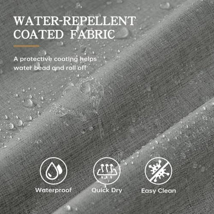 Furlinic Grey Scalloped Shower Curtain No Hook 84 Inch Long Fabric Modern