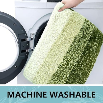 Arotive Microfiber Bathroom Rugs, Shaggy Soft Absorbent Bath Rug, 30x20