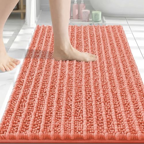 Arotive Bathroom Rugs Mat 30x20, Soft Absorbent Chenille Shaggy Bath Mat