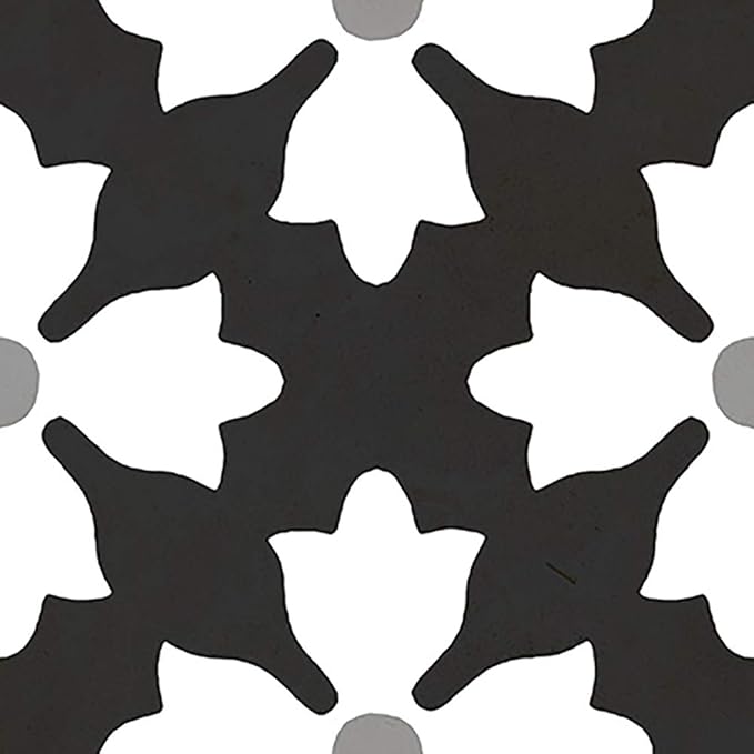 MSI Kasbah Encaustic Sample Matte Porcelain Wall and Floor Tile for Bathroom, Kitchen Backsplash and Countertop Tile