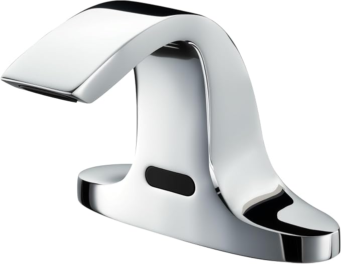 Touchless Bathroom Sink Faucet, Automatic Sensor Faucet for 3 Hole,Touchless Chrome Faucet for Bathroom Sink