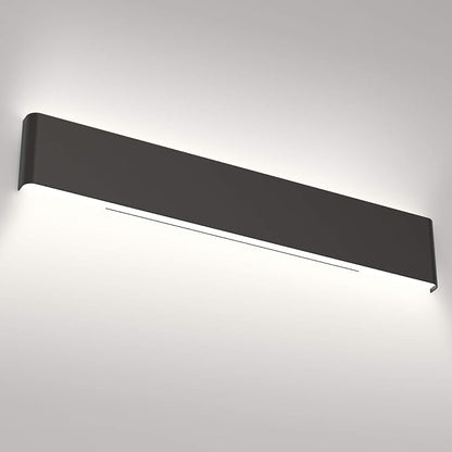 Aipsun 32.6 inch Modern Black Vanity Light Fixtures LED Black Bathroom Wall Light Up and Down Bathroom Lighting Fixtures White Light 5000K