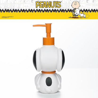 Peanuts Snoopy Soap/Lotion/Hand Sanitizer Resin Pump Dispenser, 12.70 Ounces, (Officially Licensed Product) by Franco