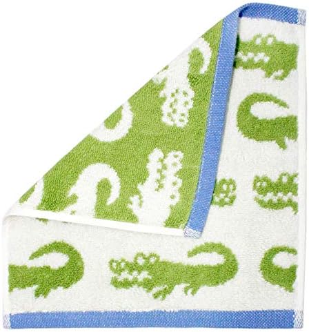 ORIGINAL KIDS Wash Cloth - 100% Cotton Set of 12 Washcloths - Green Blue