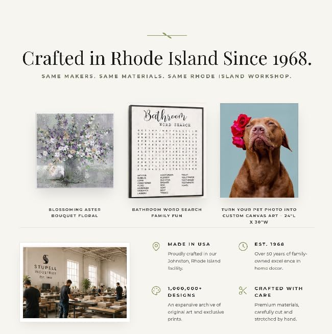 Bathroom Humor Comic Phrase, 36 x 48 Inch Canvas Wall Art | Stupell Industries · By Becky Thorns · Ready to hang · Fun gift for bath and laundry spaces · Made in USA