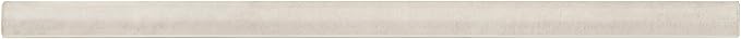 MSI Renzo Sterling 0.6 Inch x 12 Inch Quarter Round Molding Ceramic Wall Tile for Bathroom, Kitchen Backsplash, Accent Wall, and Shower - Gray-Light