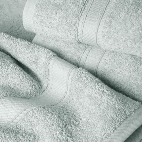 Superior Egyptian Cotton Plush & Absorbent, Bath Towel Set of 4, Sea Foam
