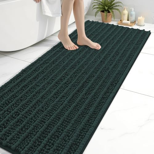 Arotive Bathroom Rugs Mat 70x24, Soft Absorbent Chenille Shaggy Bath Mat