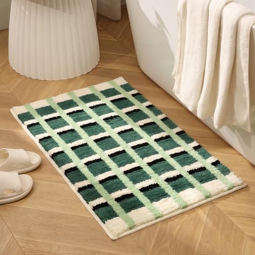 GIB Bathroom Rugs 24"x16", Extra Soft Absorbent Bath Mat for Bathroom Floor