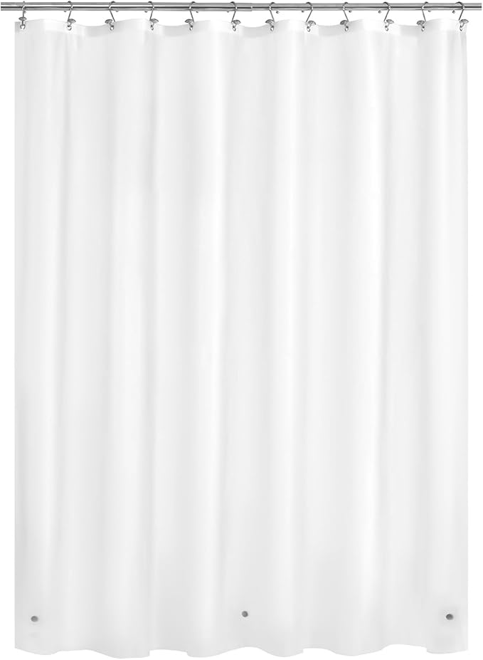 Mrs Awesome 69 x 70 Inches Frosted Shower Curtain Liner | 3 Bottom Magnets,12 Rustproof Grommets,Water Proof Lightweight PEVA,69x70 for Bathroom