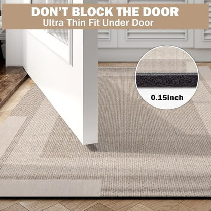 YDKGL Non Slip Bath Mat Long Ultra Thin Bathroom Rugs Runner Fit Under Door