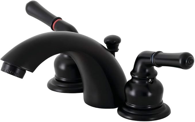 Kingston Brass KB950 Magellan Mini-Widespread Bathroom Faucet, Matte Black