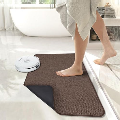 Bath Mat,Ultra Thin Bathroom Rugs,Rubber Bath Mats for Bathroom,Bath rugs