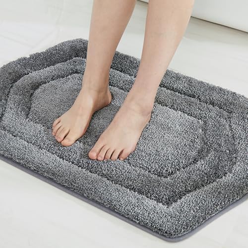 COSY HOMEER Non-Slip Bath Mat Extra Thick Absorbent Plush Washable
