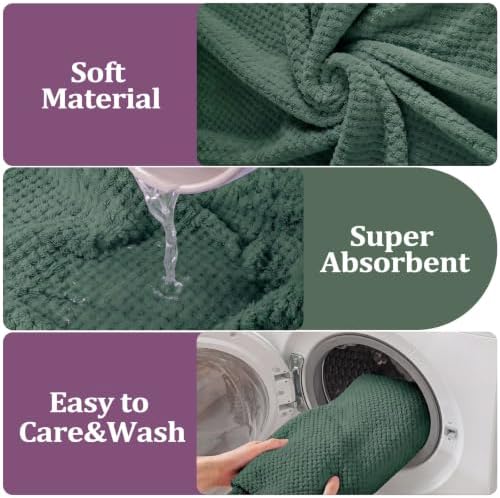 Mixweer 20 Pcs Bath Towel and Washcloths Set for Bathroom, Dark Color