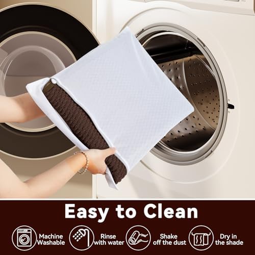 Triohero Bathroom Rugs Non Slip Washable, Super Absorbent Thin Bath Mat Small Quick Dry Low Pile Bathroom Rug, Brown 20"x30"