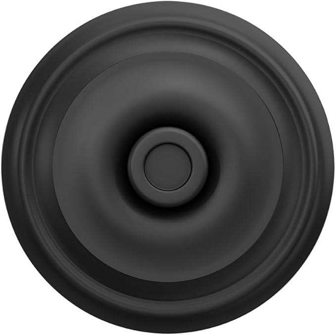 Schlage F40 GEO 622 Georgian Door Knob, Bed & Bath Privacy Lock, Matte Black